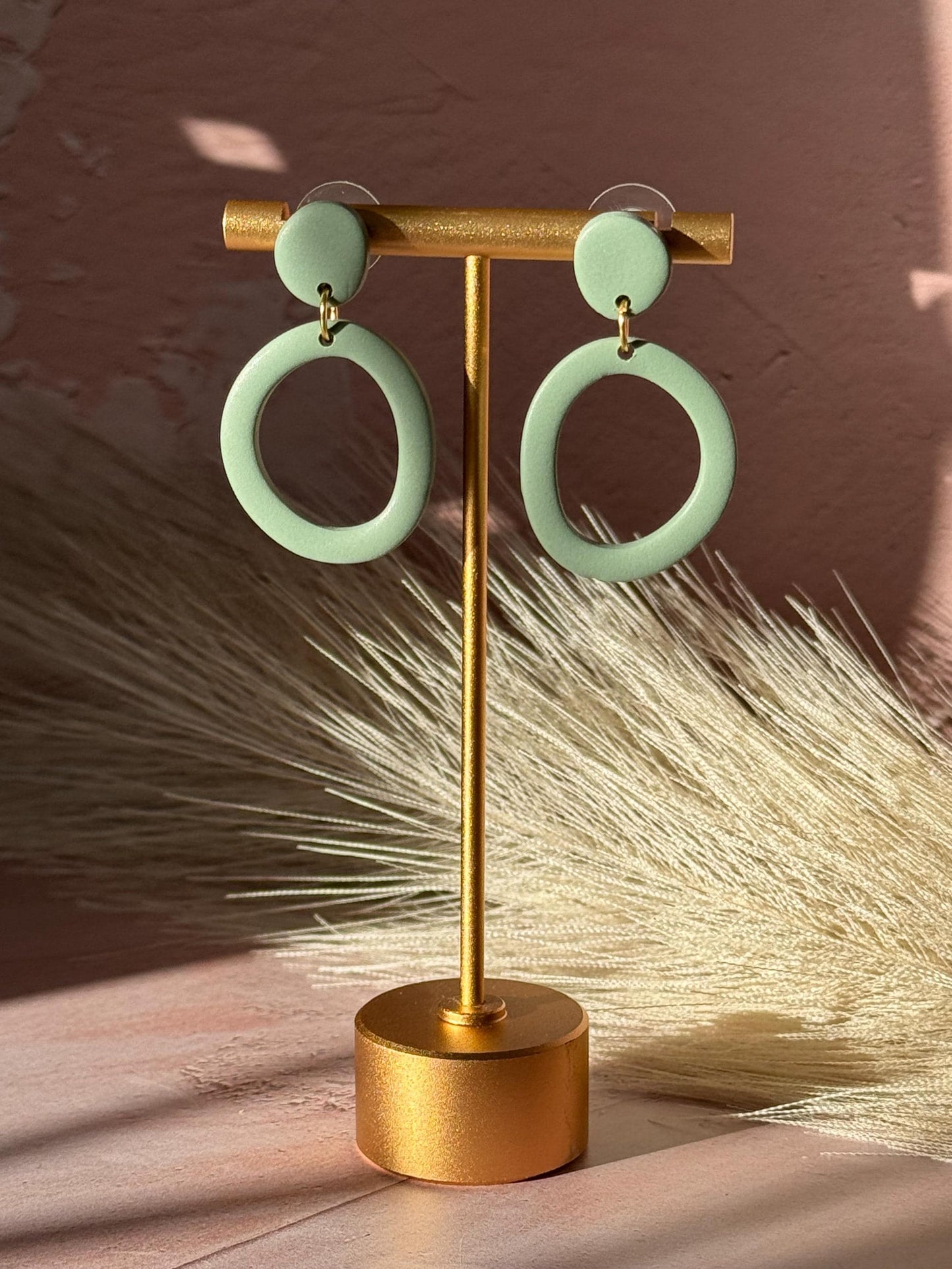 ORGANIC CIRCLE SALLY STATEMENT EARRINGS