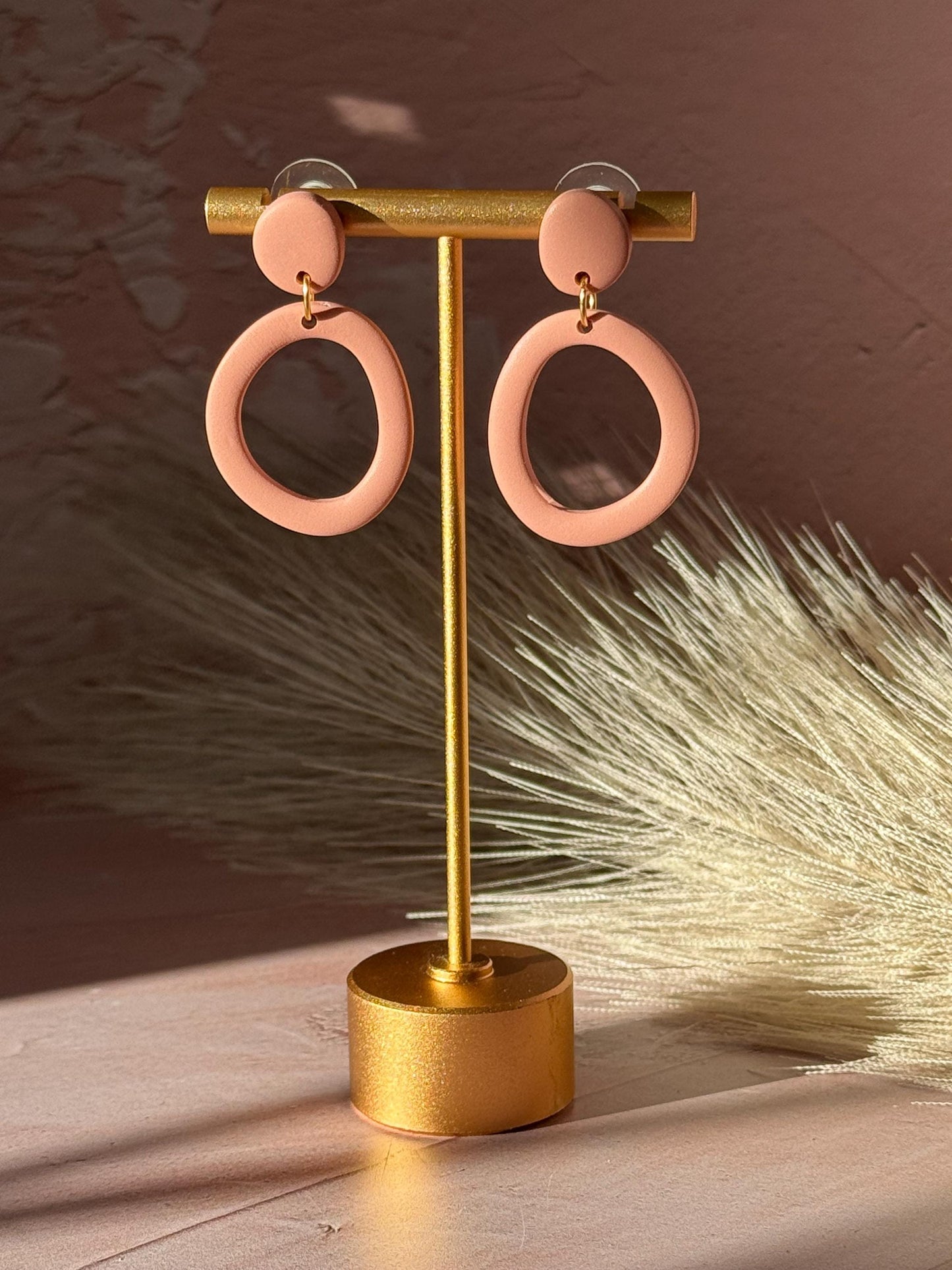 ORGANIC CIRCLE SALLY STATEMENT EARRINGS