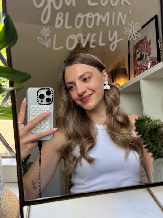 CHUNKY ARCH GRACIE STATEMENT EARRINGS