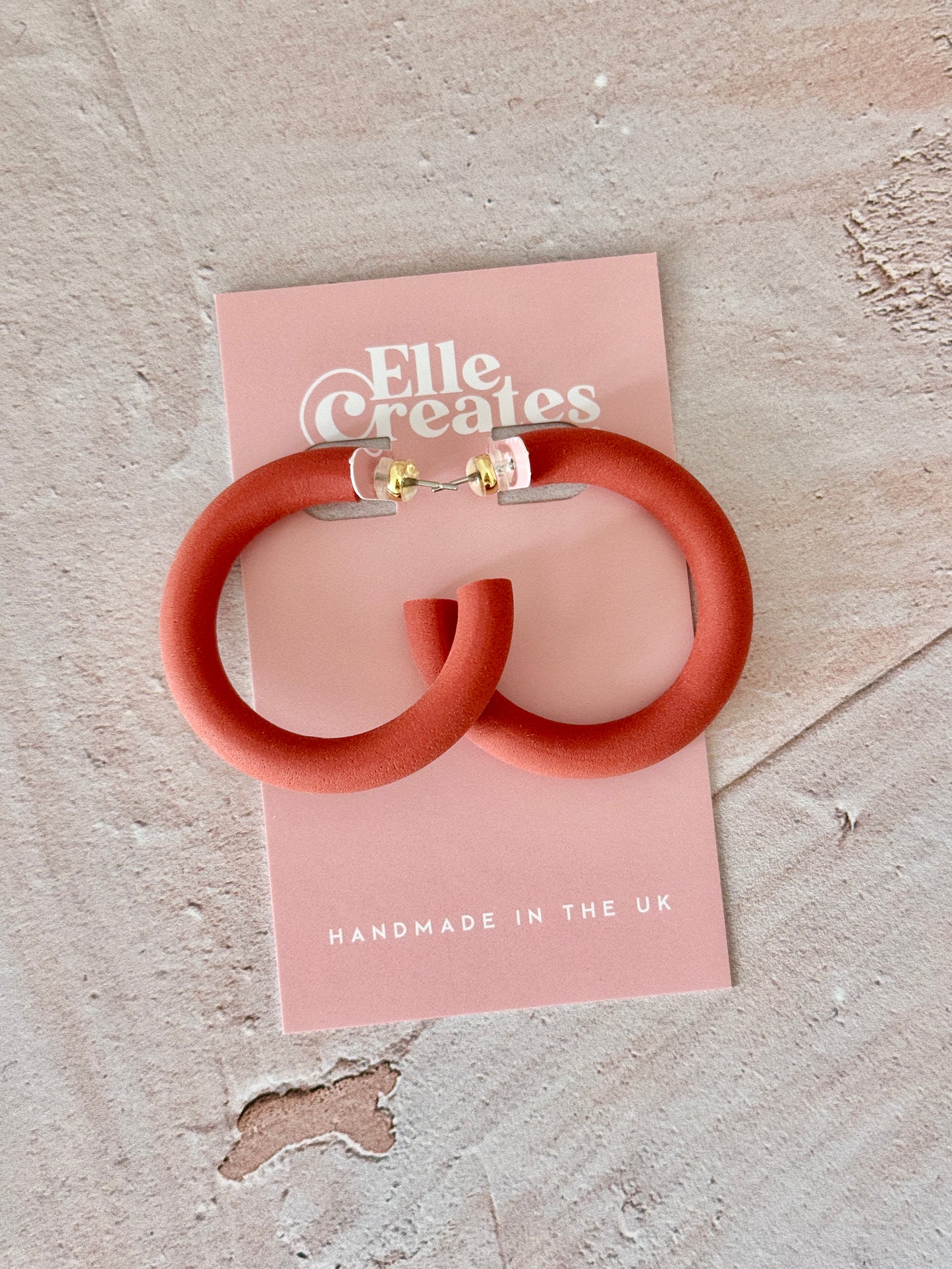 LARGE CLASSIC HOOP EARRING