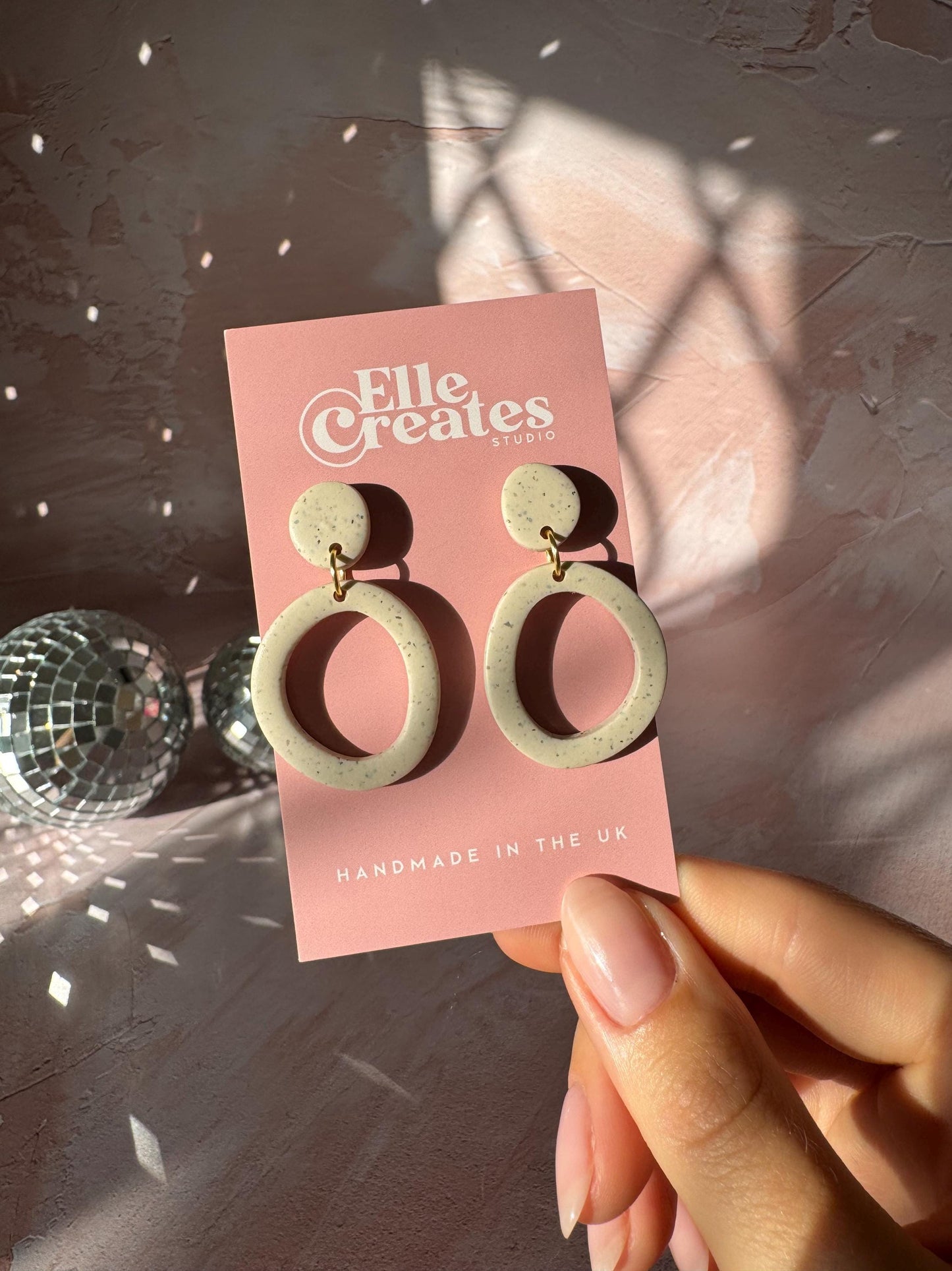 ORGANIC CIRCLE SALLY STATEMENT EARRINGS