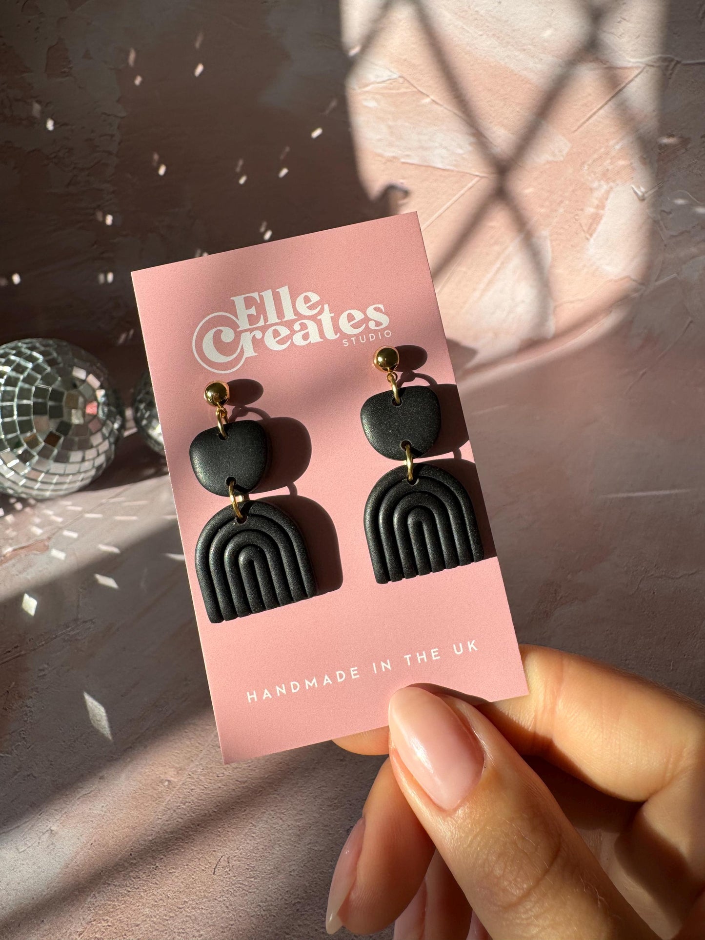 RAINBOW IRIS STATEMENT EARRINGS