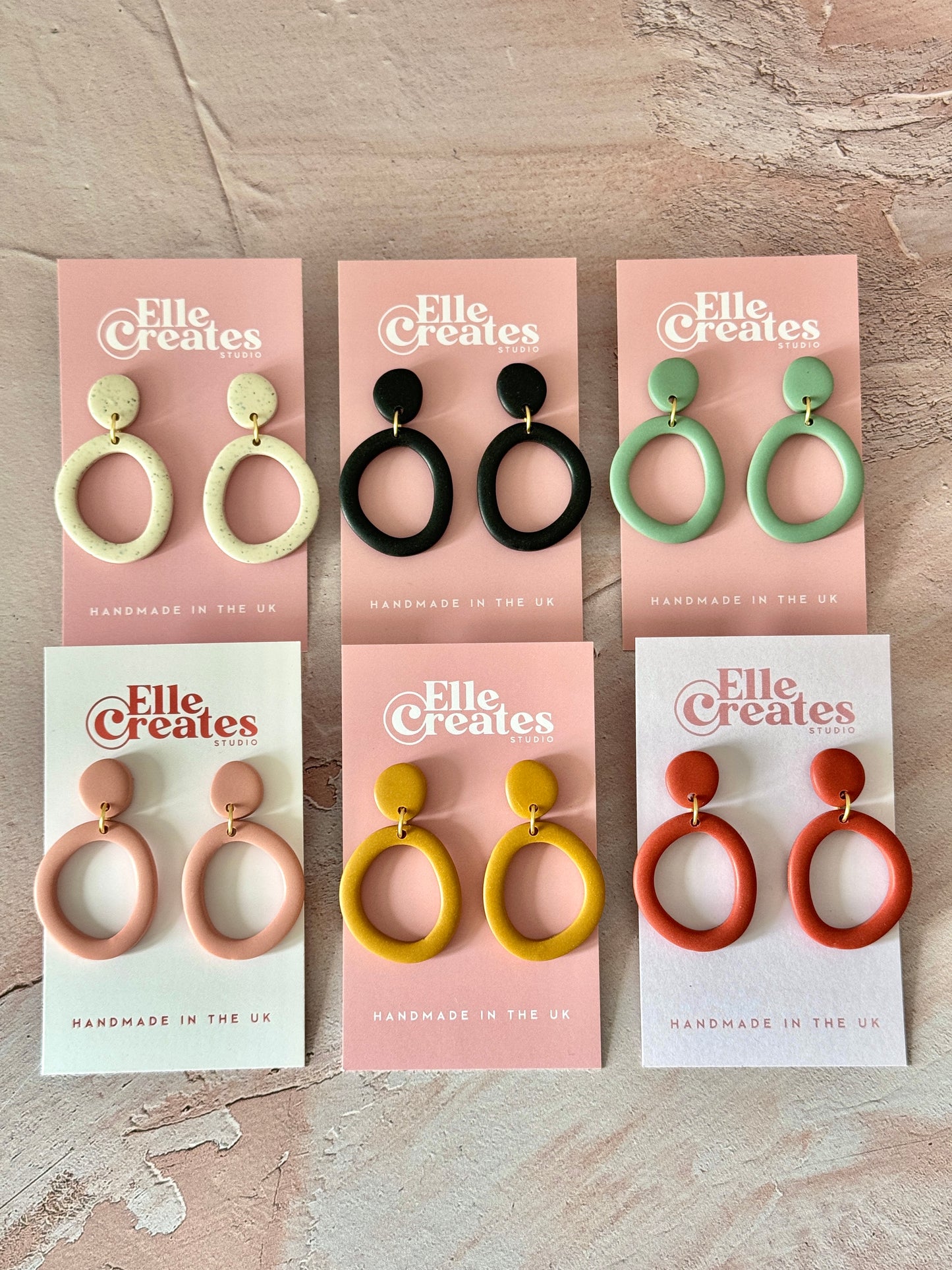 ORGANIC CIRCLE SALLY STATEMENT EARRINGS