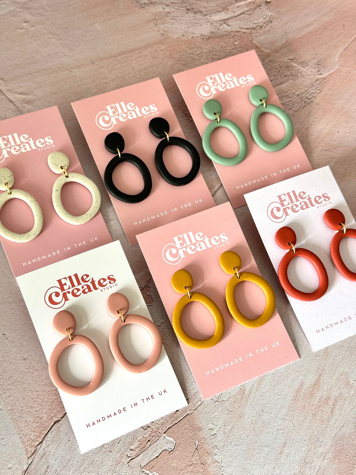 ORGANIC CIRCLE SALLY STATEMENT EARRINGS