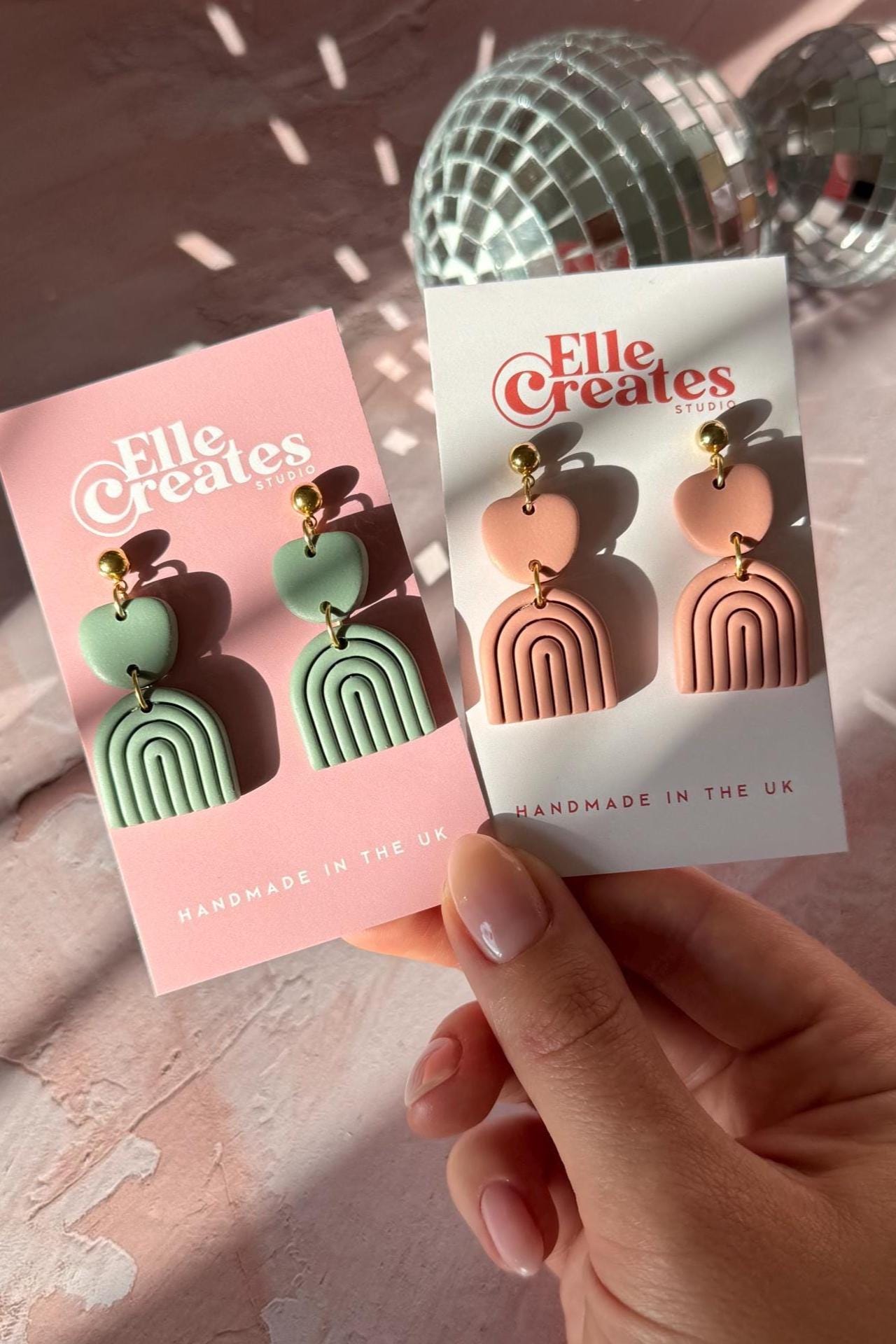 RAINBOW IRIS STATEMENT EARRINGS