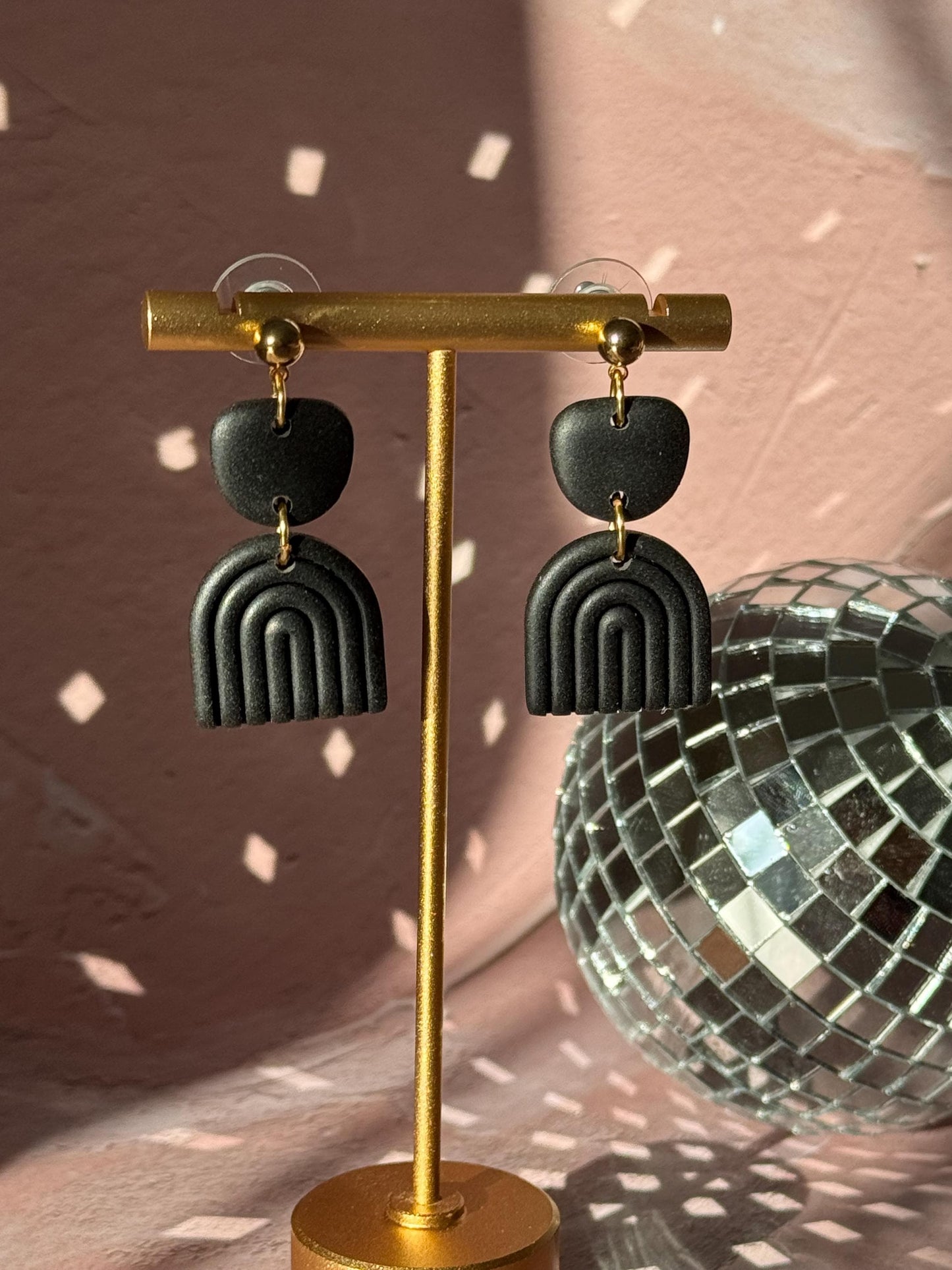 RAINBOW IRIS STATEMENT EARRINGS